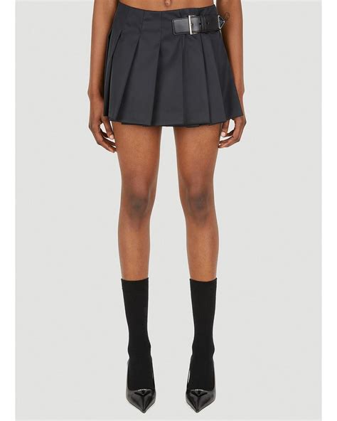 prada mini skirt|prada nylon skirt.